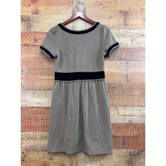 Theme Tan & Black Short Sleeve A-Line Dress M - Picture 7 of 7